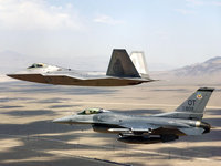    F22-Raptor  F-16