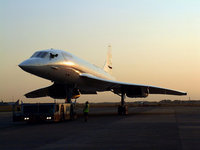 Самолёт Concorde на площадке
