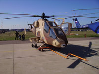 Российский Вертолёт стоит на выставке