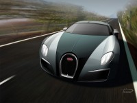 Изображение Bugatti на замечательной фотообои. Обои с автомобилями Bugatti