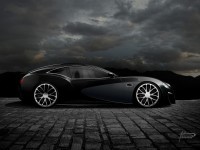 Машина Бугатти на классной фотографии. Обои с автомобилями Bugatti