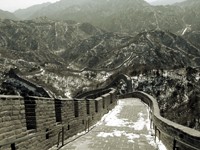 Китайская стена зимой