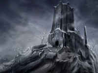 Мрачный замок на горе